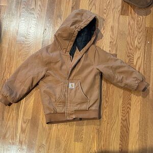 Carhartt Tan Hooded Jacket